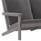 Flash Furniture Gray Poly Resin Loveseat-Gray Cushions JJ-C14022-GY-GG - alternate 8